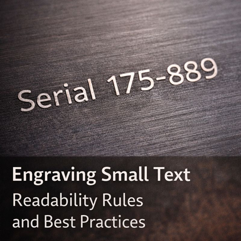 Engraving Small Text: Minimum Sizes, Readability Tips and Design Rules